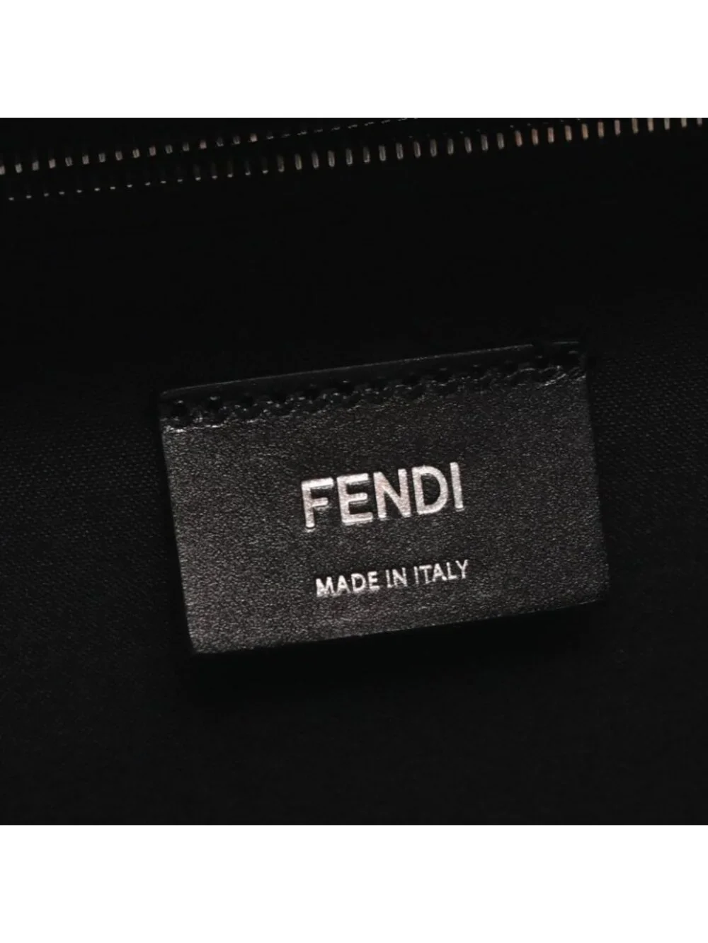 Fendi Backpack FF Jacquard Drive Zucca Dark Brown Black Canvas Leather